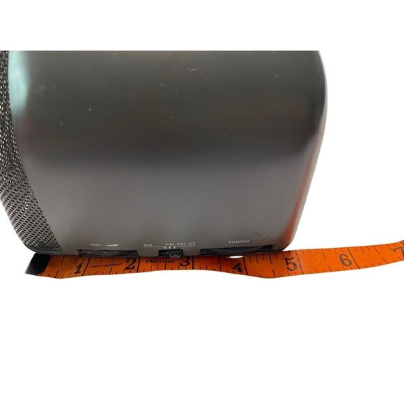 LXI Series AM FM Clock Radio With Cassette Player Boombox Alarm Clock Black - Picture 15 of 16